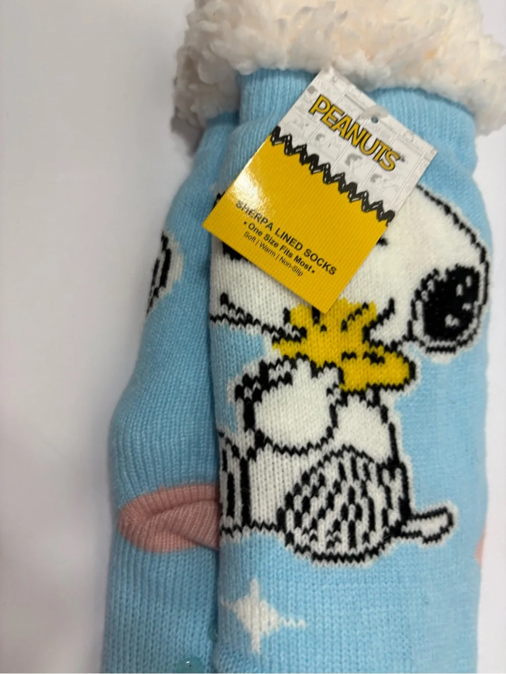 Peanuts Snoopy Cozy Fleece-Lined Socks